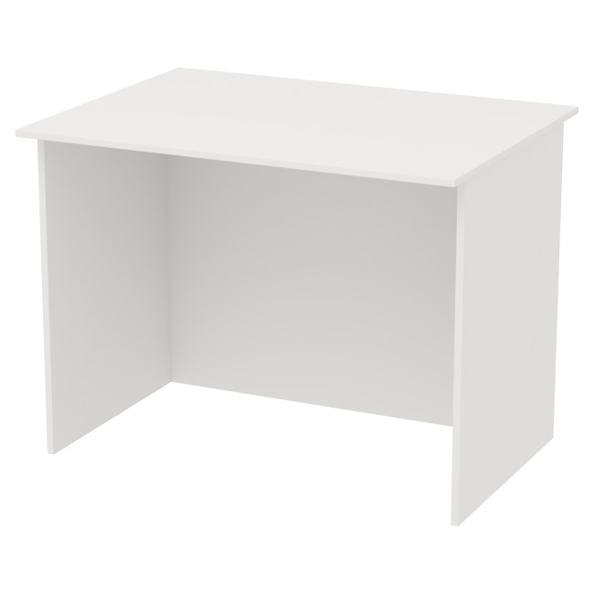 Офисный стол белого цвета СТЦ-2 100/73/75,4 см