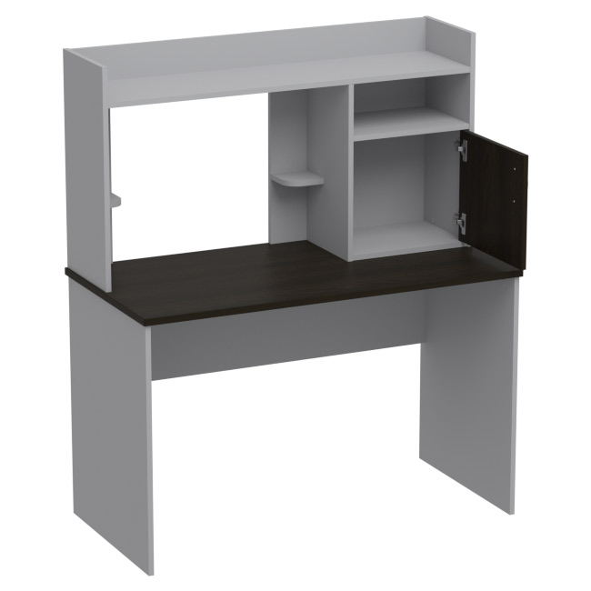 Компьютерный стол СК-1 Серый+Венге 120/60/141 см