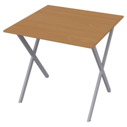 Стол на металлокаркасе СМХ-16 цвет Бук Бавария 80/80/76