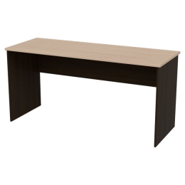 Офисный стол СТ-11 цвет Венге+Дуб Молочный 160/60/76 см