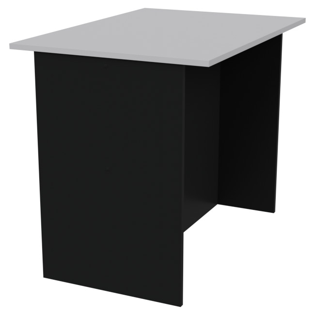 Переговорный стол СТСЦ-7 цвет Черный+Серый 85/60/70