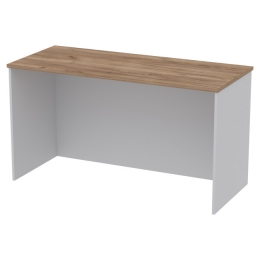Офисный стол СТЦ-42 цвет Серый+Дуб Крафт 140/60/76 см