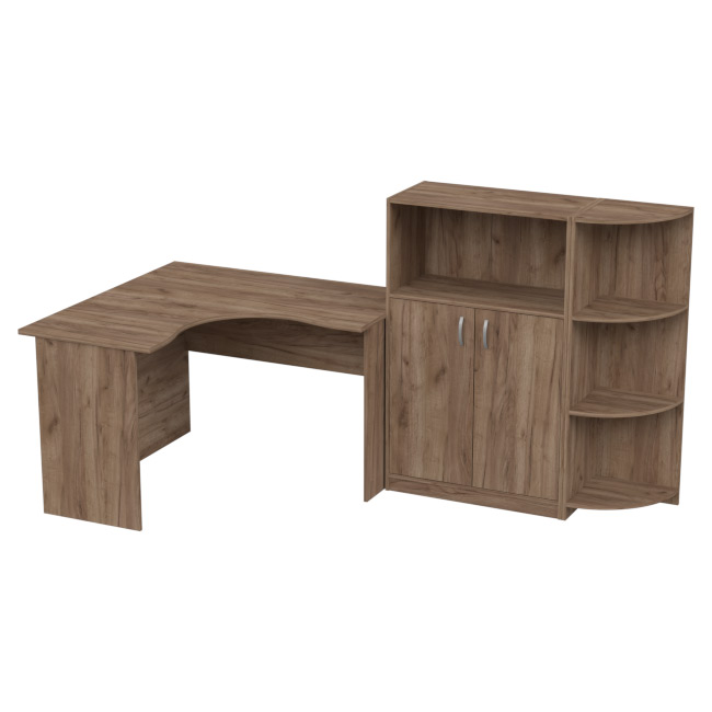 Комплект офисной мебели КП-10 цвет Дуб Крафт