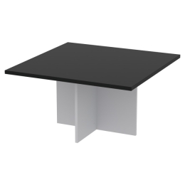 Журнальный стол СТК-15 цвет Серый + Черный 80/80/43 см
