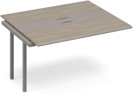 Секция стола для переговоров с кабель-каналом Вяз-Мокко METAL ТМ М1 154-1 ВЛ/МП140/124/75,6