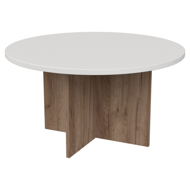 Журнальный стол СТК-14 цвет Дуб Крафт+Белый