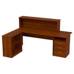 Комплект офисной мебели КП-12 цвет Орех Итальянский
