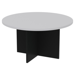 Журнальный стол СТК-14 цвет Черный + Серый 80/80/43 см