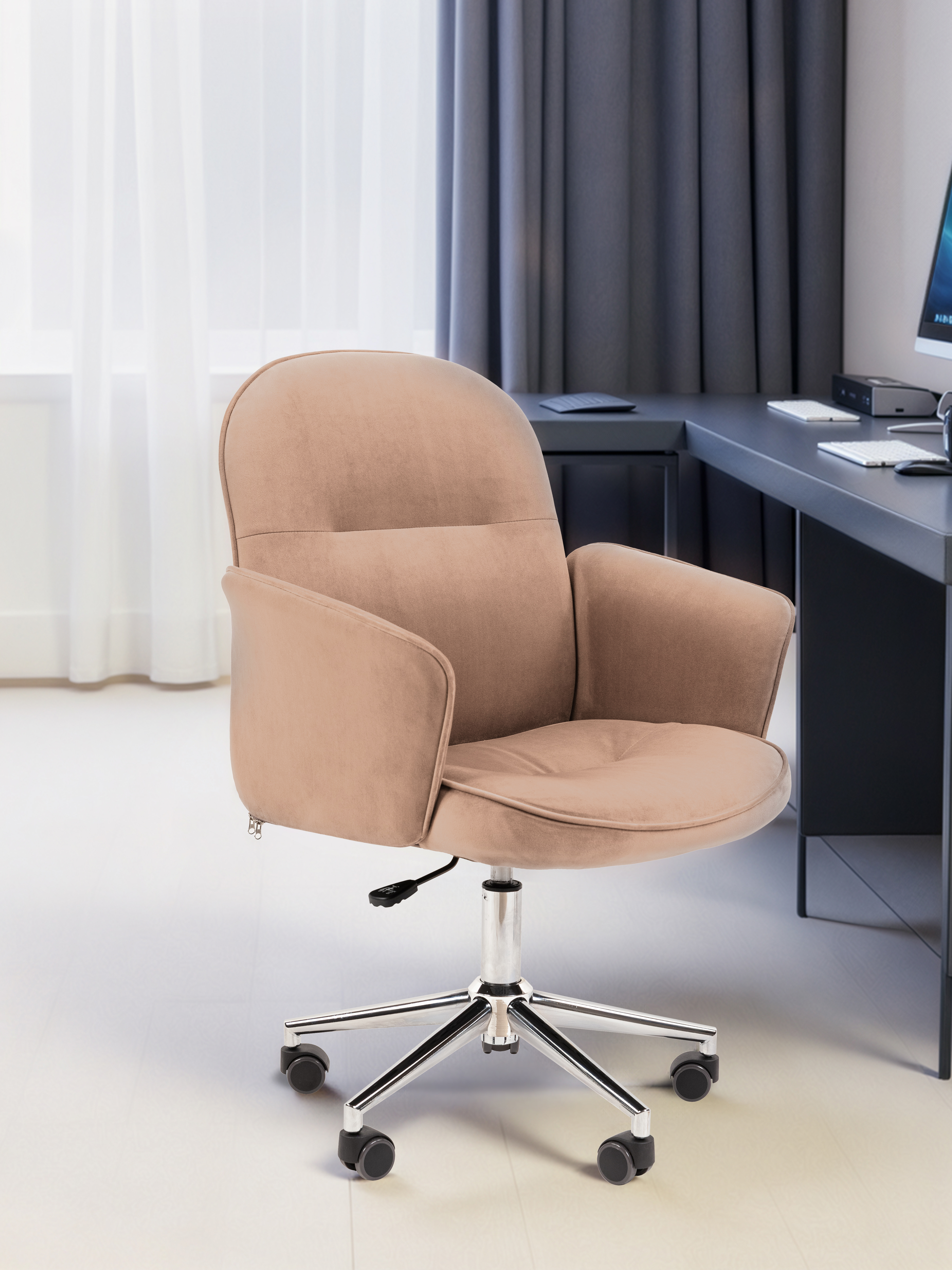 Кресло Chairman Home 130 ткань Т-6 бежевый