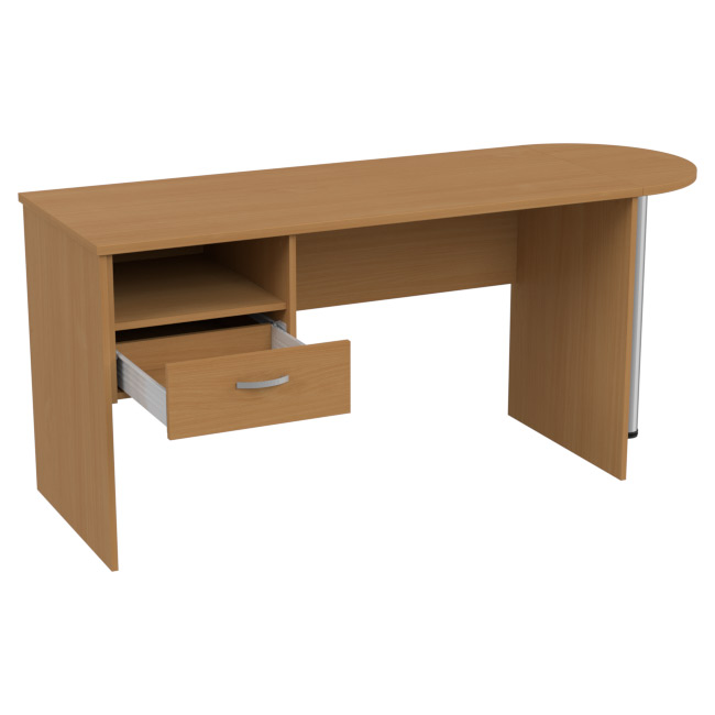 Стол с приставкой КП-1 цвет Бук Бавария