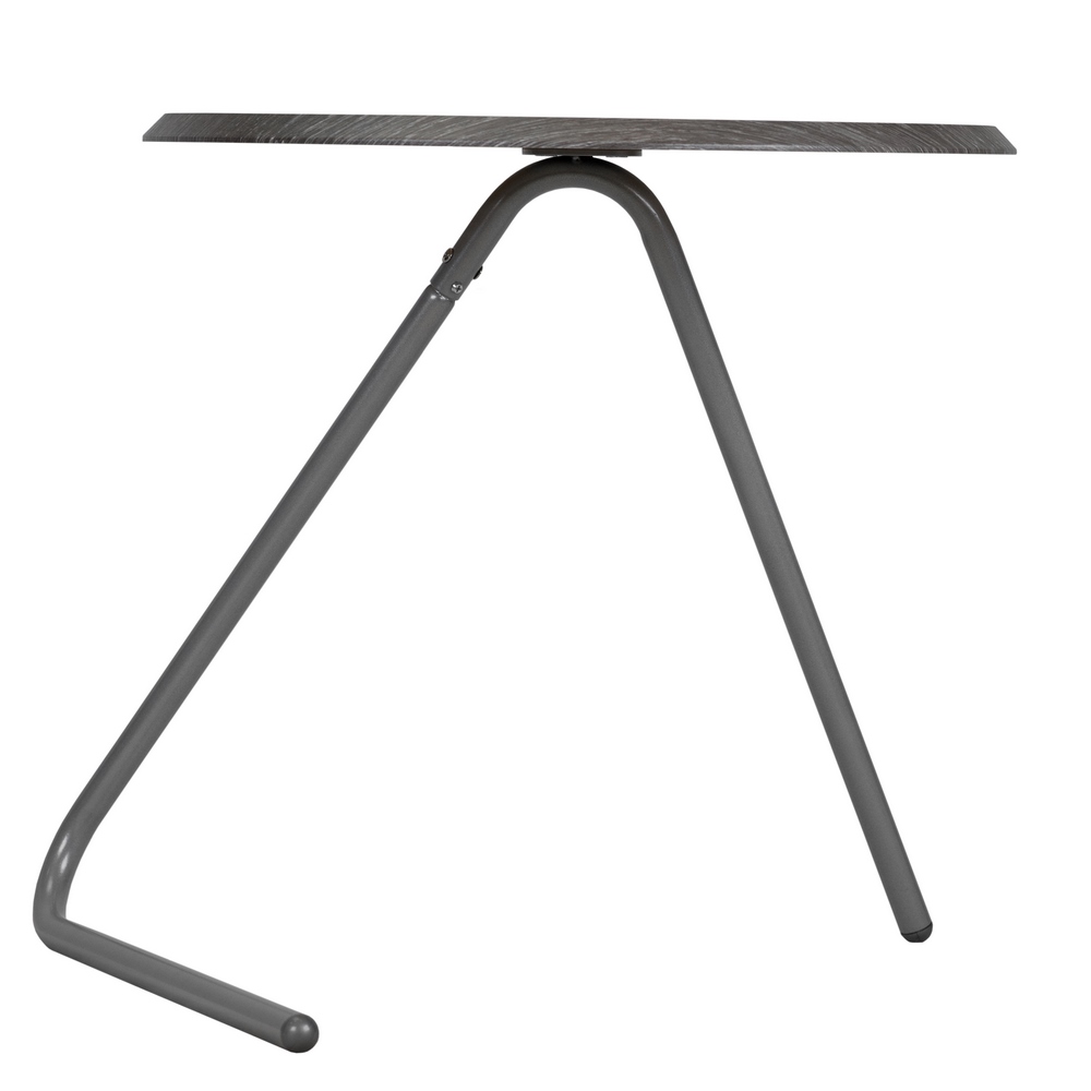 Стол журнальный Дуэт 7 дуб шоле графит/металлик