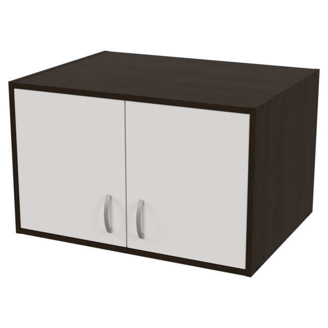 Антресоль АН-06 цвет Венге+Белый 77/58/48 см