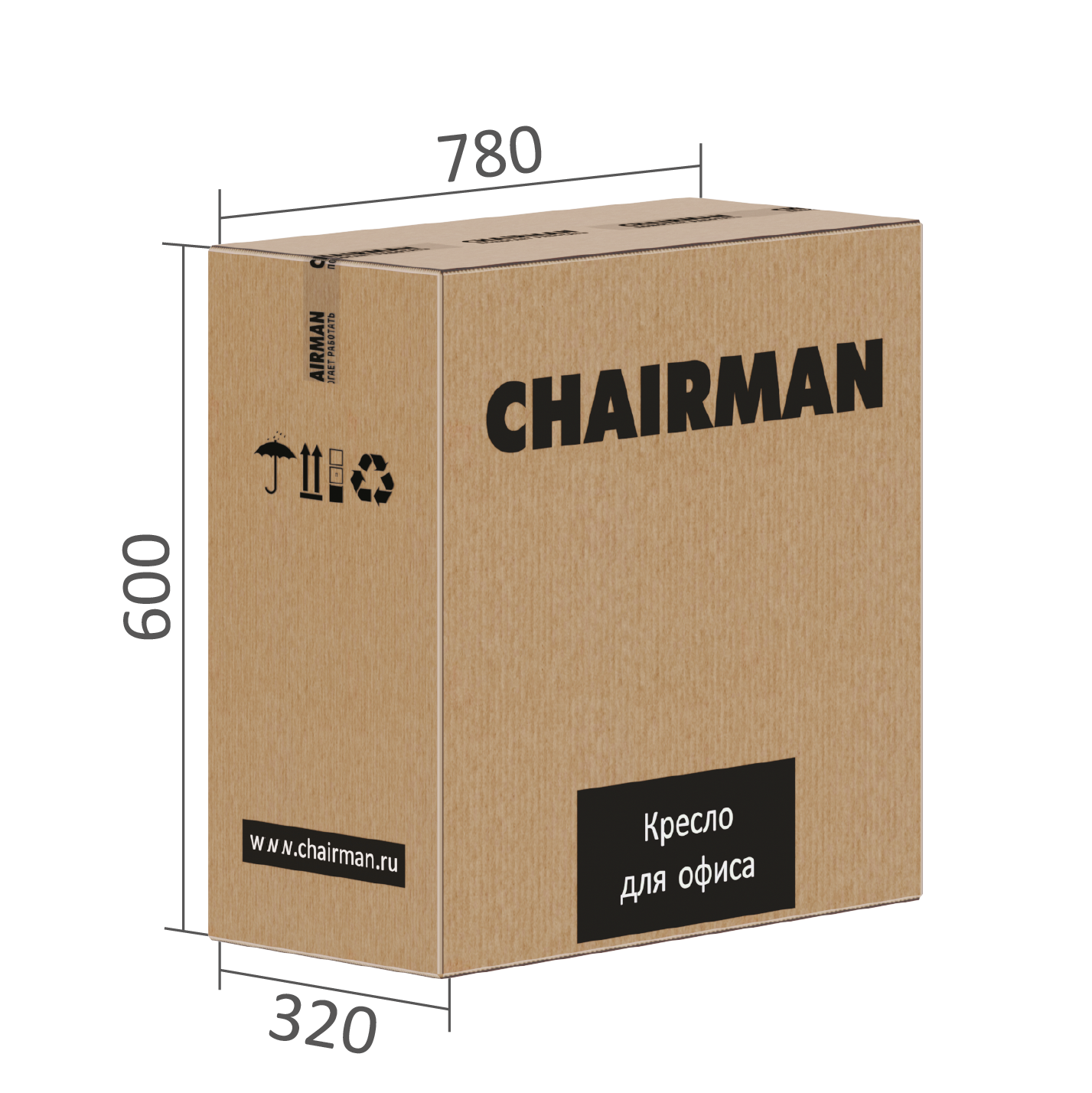 Офисное кресло CHAIRMAN CH563 белый/бирюзовый