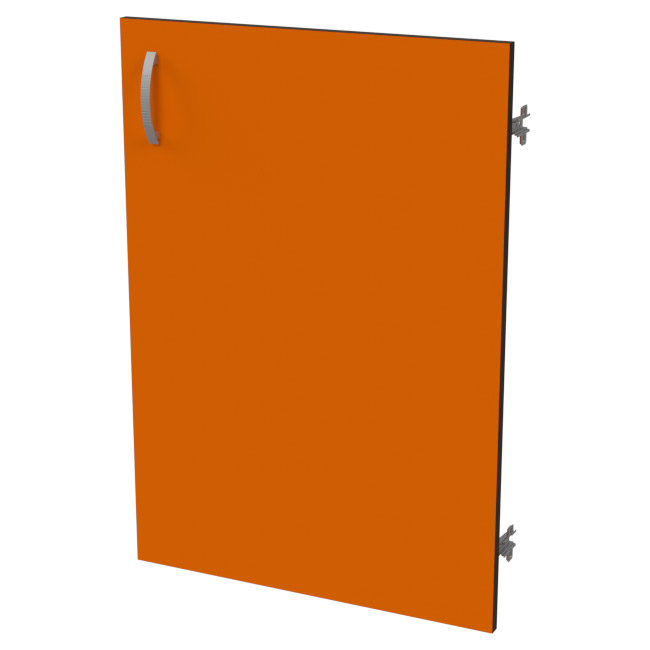 Дверь низкая ДВ-46 Оранж+Венге 52,4/1,6/74,8