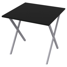 Стол на металлокаркасе СМХ-15 цвет Черный 80/80/76,7