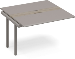 Секция стола для переговоров с кабель-каналом Мокко-Вяз METAL ТМ М1 153-1 МП/ВЛ 120/124/75,6