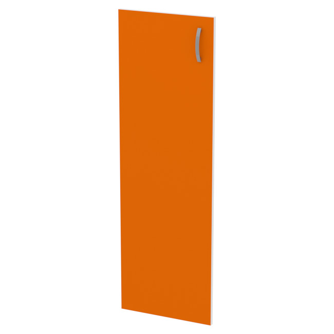 Дверь средняя ДВ-61Л Оранж+Белый