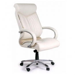 Офисное кресло для руководителя CHAIRMAN 420 Белый