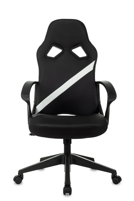 Кресло игровое Zombie 300 черный/белый