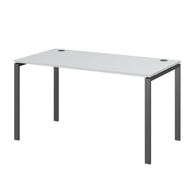 Стол на металлокаркасе АМ-003.60 Серый/Антрацит 140x60x76 см