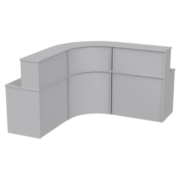 Стойка ресепшена К/ПСУ-71 цвет Светло серый