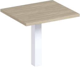 Брифинг-приставка ПТ-445 Дуб Скандинавский 80/70/72 см