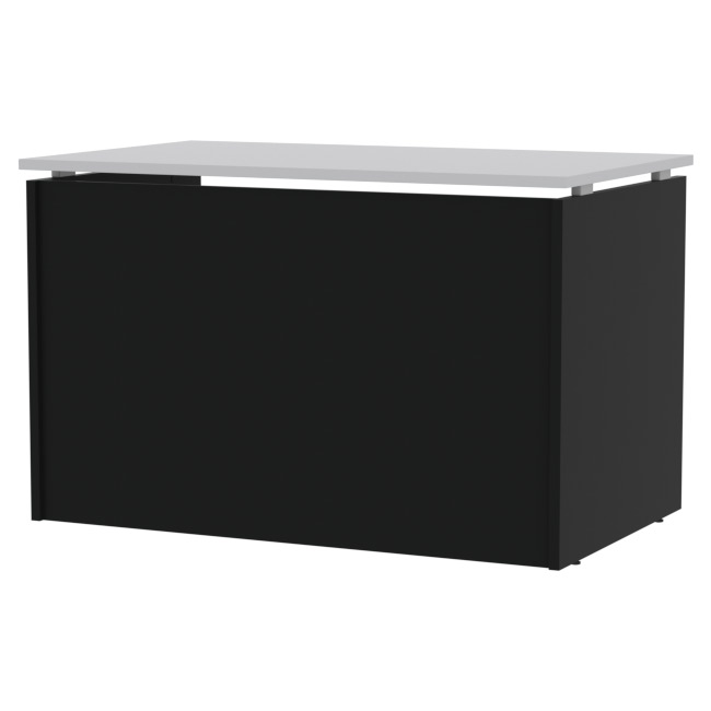 Стол для персонала СТП-9 цвет Черный + Серый 120/73/76 см