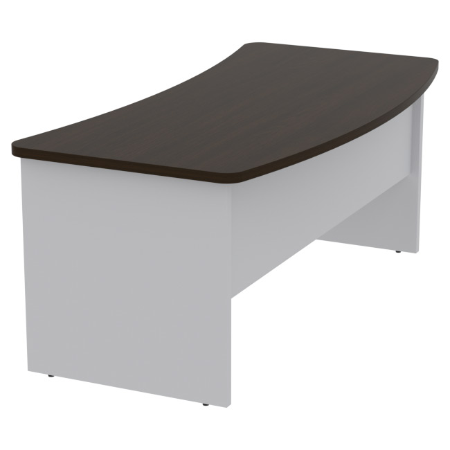 Стол руководителя РК-18 цвет Серый+Венге 180/90/76 см