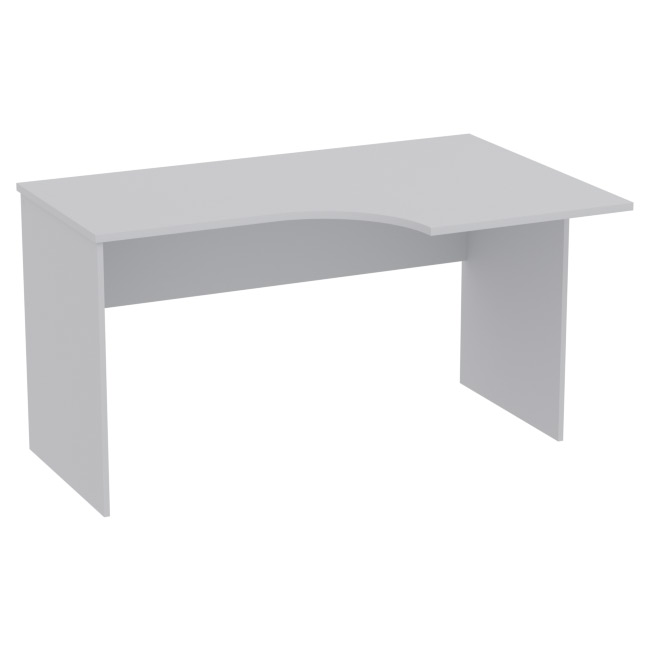 Офисный стол СТ-Л цвет серый 140/90/76 см