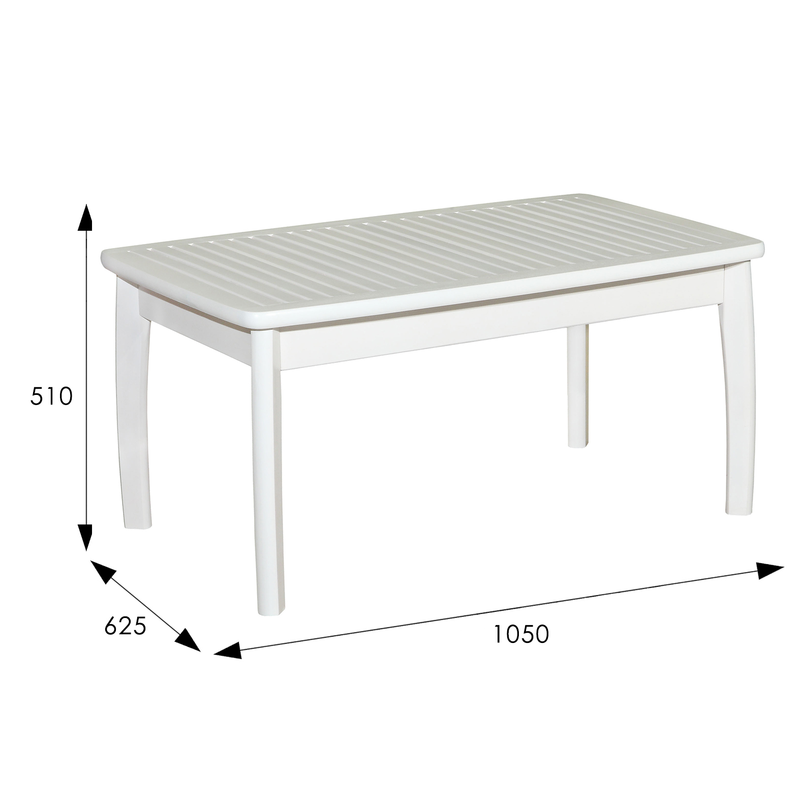 Стол журнальный Массив решетка снег