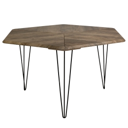 Стол журнальный BeautyStyle 23 дуб крымский состаренный/черный