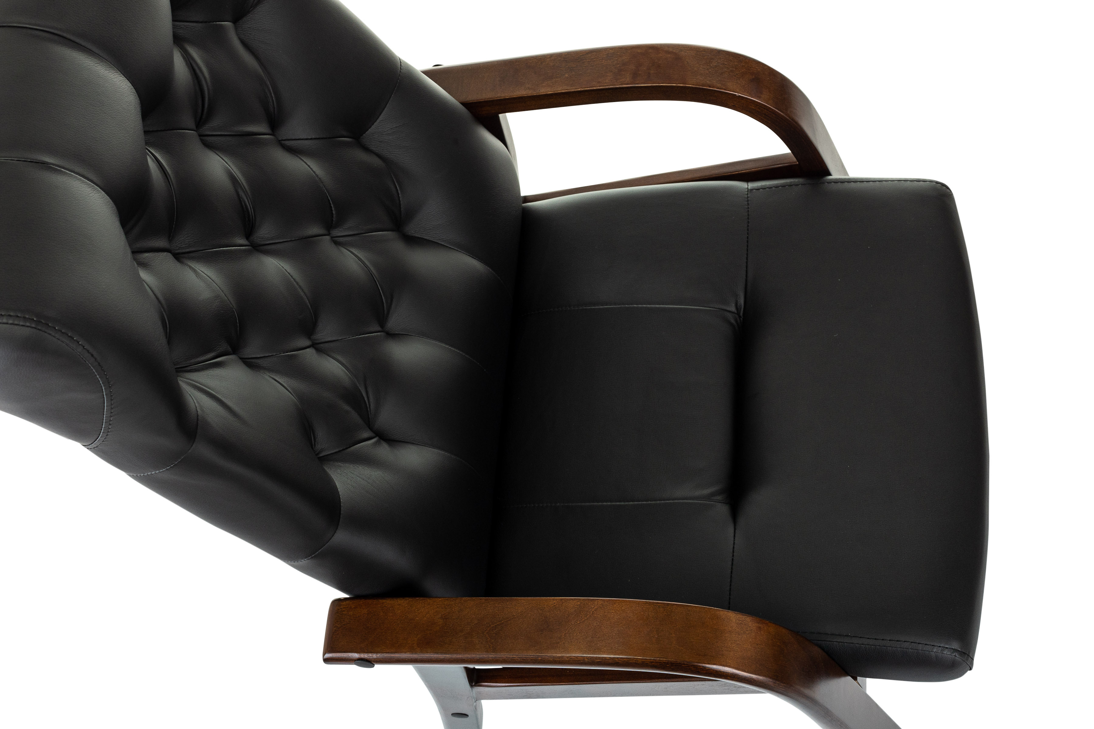 Кресло Бюрократ T-9928WALNUT-CF/B